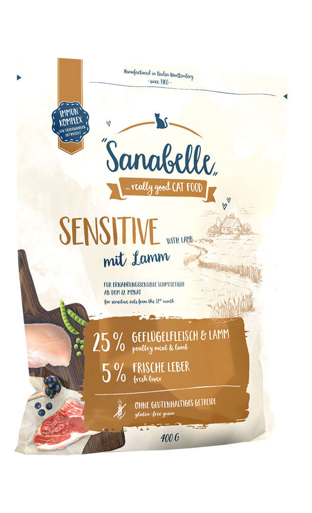 Sanabelle Katzen-Trockenfutter Sensitive Lamm Sanabelle Katzen-Trockenfutter Sensitive Lamm